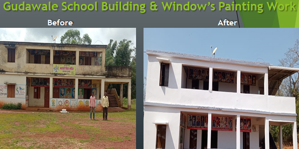 Gudawale School Before After