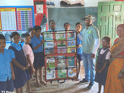 School library waghotare, Chandgad